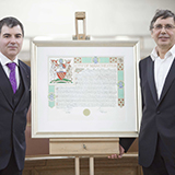 Konstantin Novoselov and Andre Geim