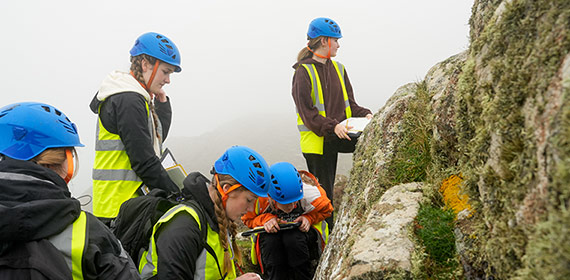 Students on a field trip