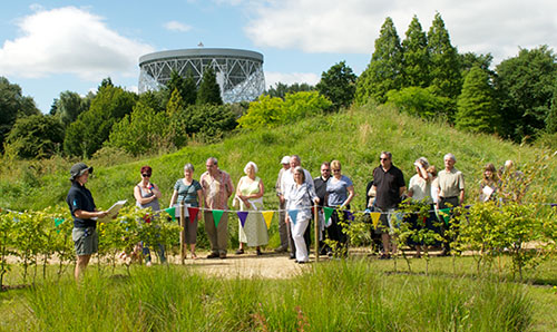 A tour of the gardens at Jodrell Bank Discovery Centre