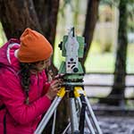 Female outside operating distance measuring equipment